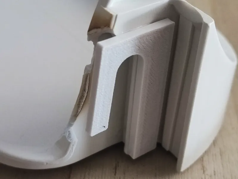 Gancio per scaffale porta frigo