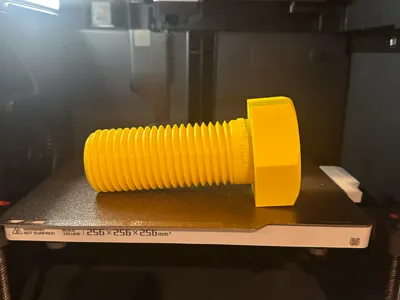 Big Grade 8 Hex Bolt, Oversized Hardware 6 Inches 