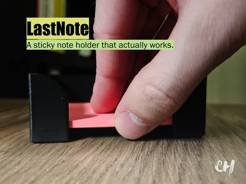 LastNote - Sticky note holder that actually works