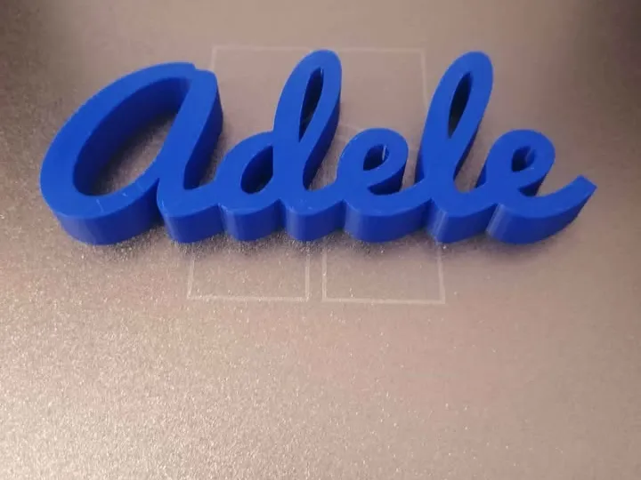 Adele Desktop/Shelf Sign