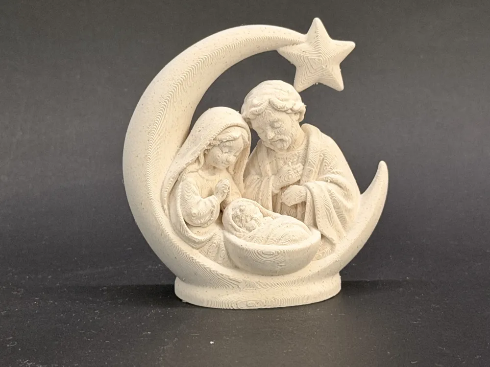 Nativity Moon - Free 3D Print Model - MakerWorld
