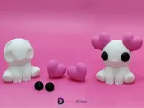 Фигурка Axolotl с плетен ефект и сърцевидни уши