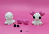 Фигурка Axolotl с плетен ефект и сърцевидни уши