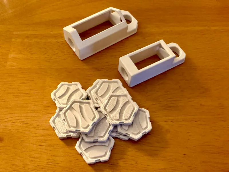 Dice & Coin Holder w/ Coins for Fancy Hextraction