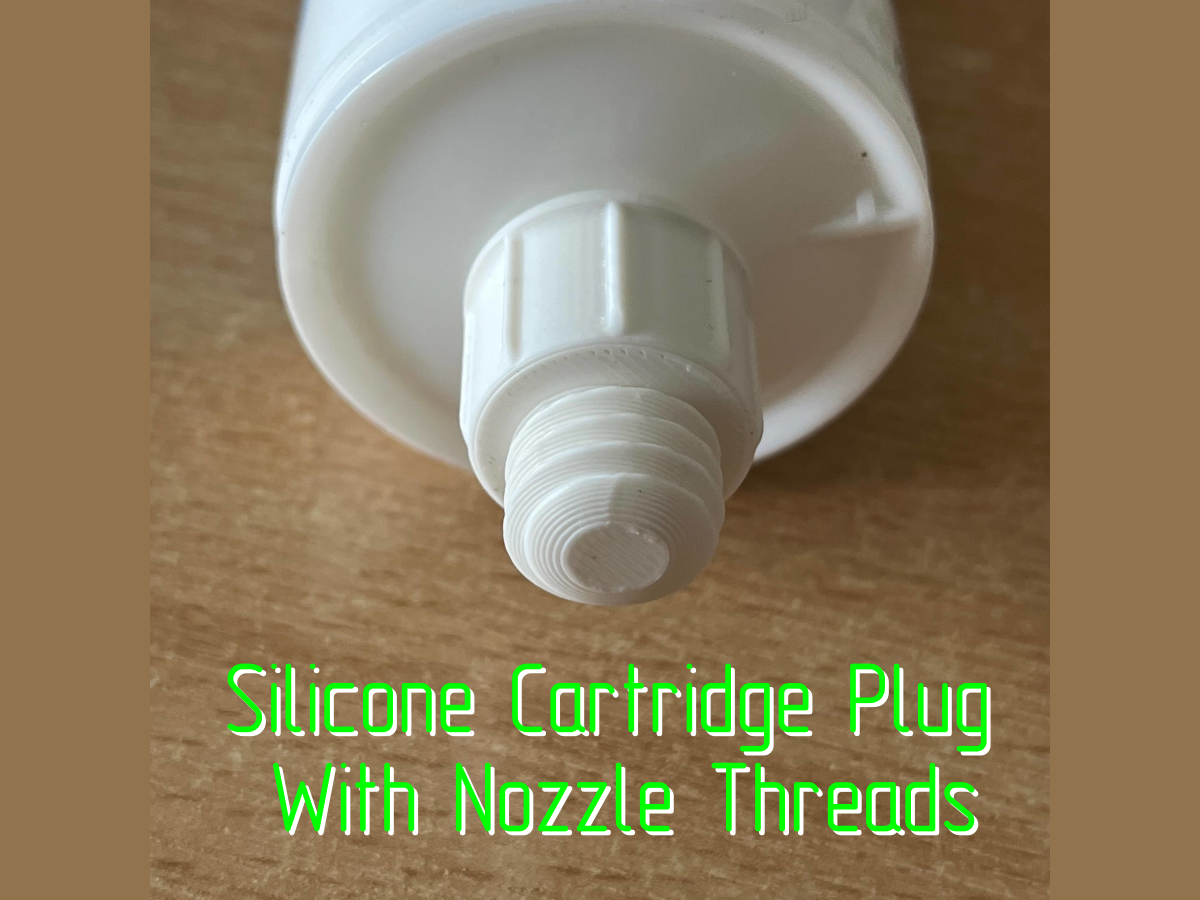 2 in 1 silicone cartridge cap