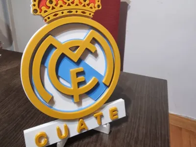 Customized Real Madrid Shield Base