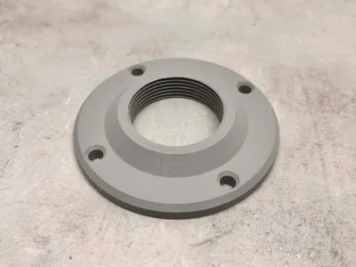 1,5" DN40 Pipeflange wallmount
