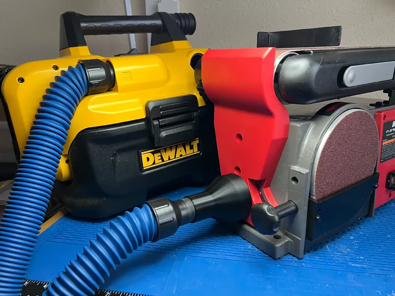 Bauer Belt Sander Coupling For Dewalt Vacuum