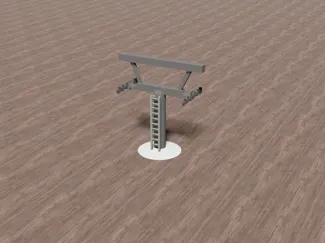 ski lift cable holders