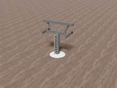 ski lift cable holders
