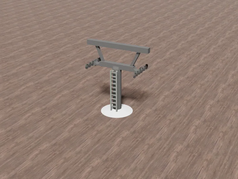 ski lift cable holders