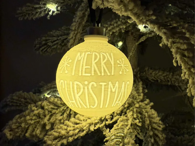Merry Christmas Ornament