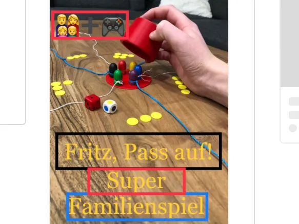 Fritz, Pass auf! Gesellschaftsspiele/Familienspiel