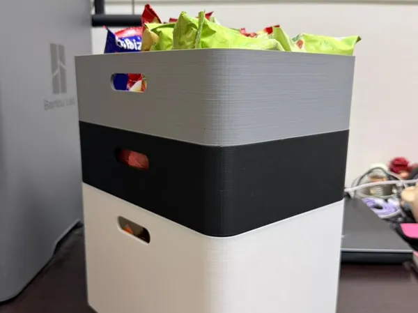 Boîte de rangement empilable