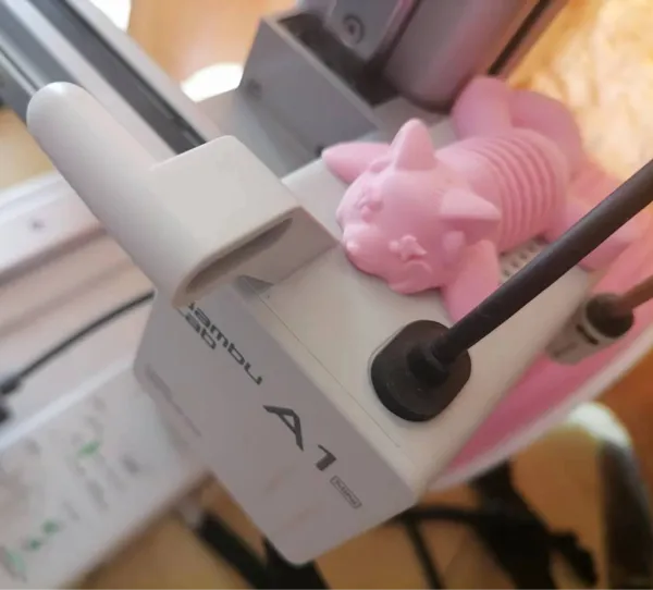 Panda roux à ressort — figurine articulée