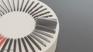 Infill pattern filament swatches