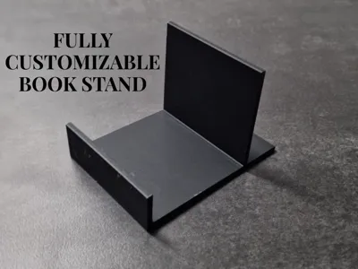 Fully customizable book stand