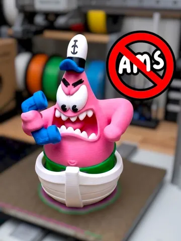Modelo para impresión 3D: Patrick Star (No, this is Patrick!) — vista de referencia 2