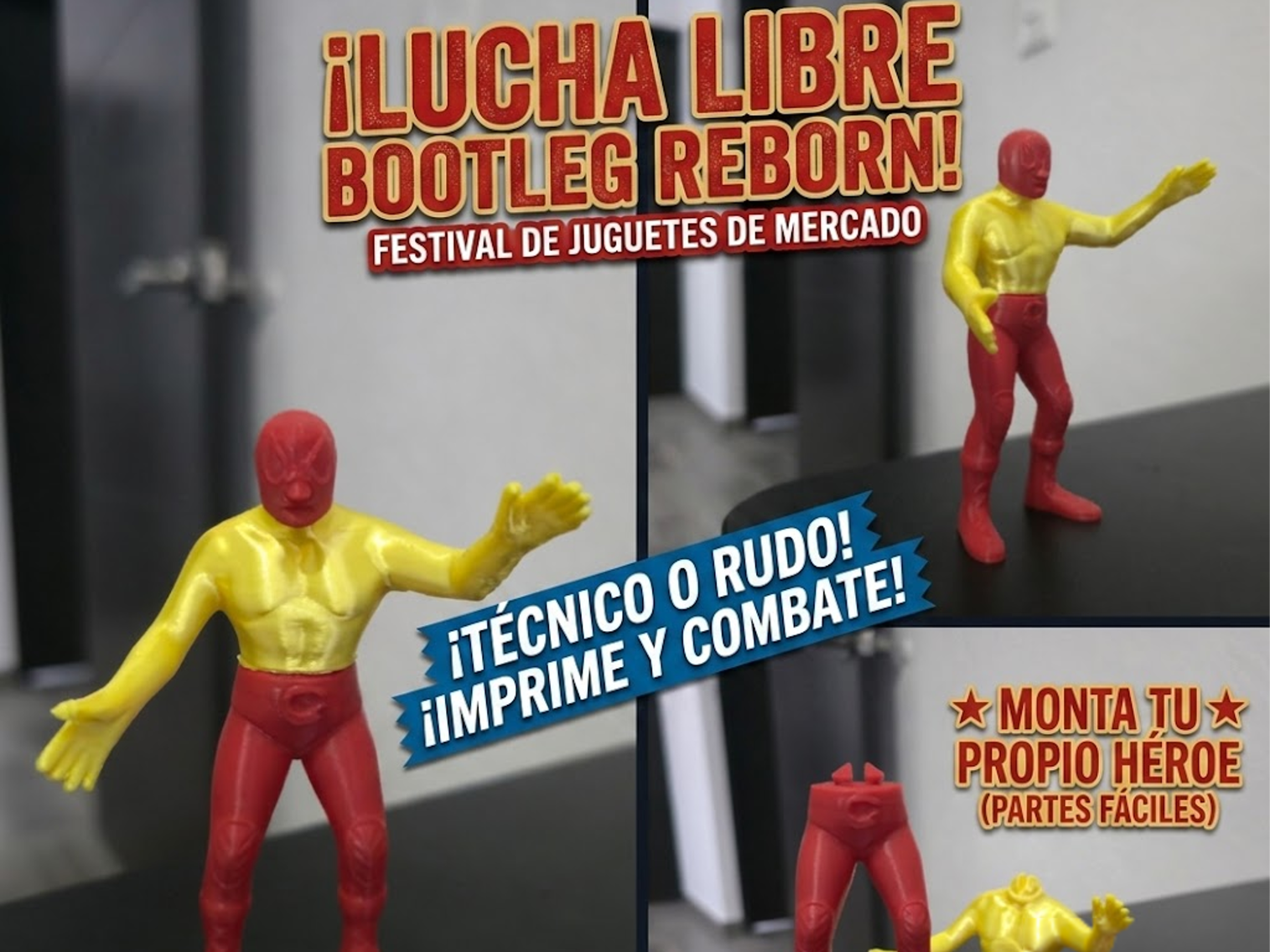 Luchador Mexicano "Bootleg" Tradicional