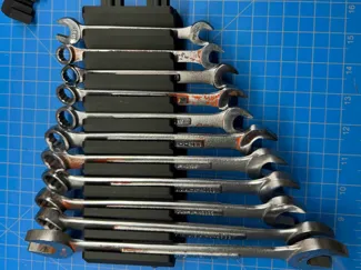 Tool Chest Storage Rail System