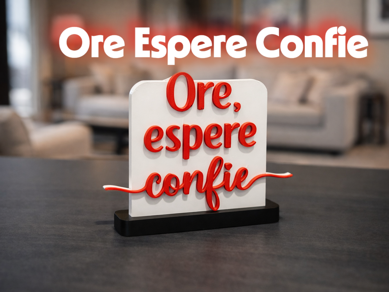 Ore Espere Confie - Português