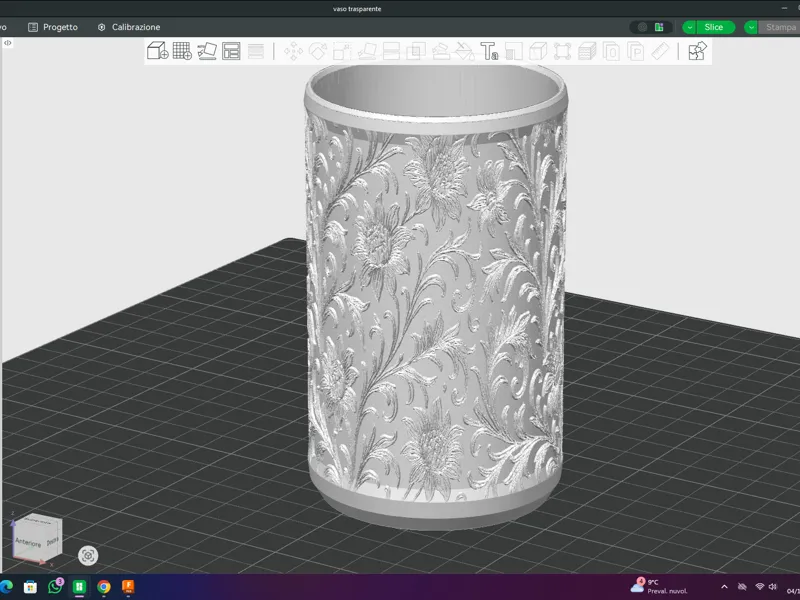 vaso floreale