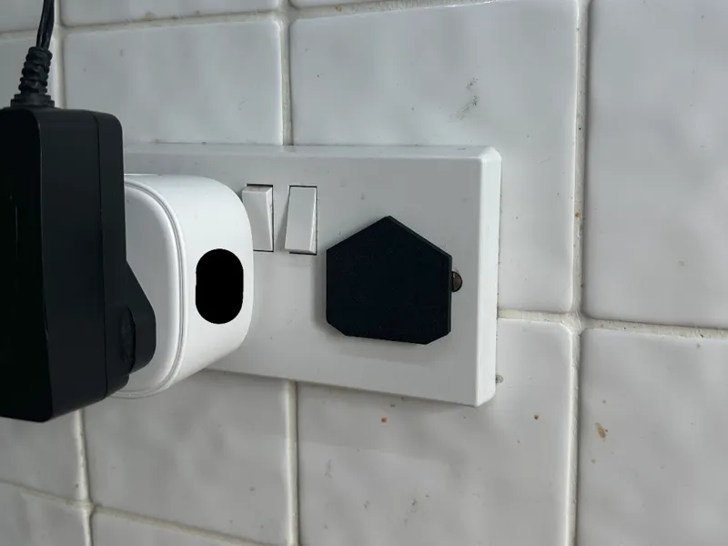 UK Plug Socket Blank