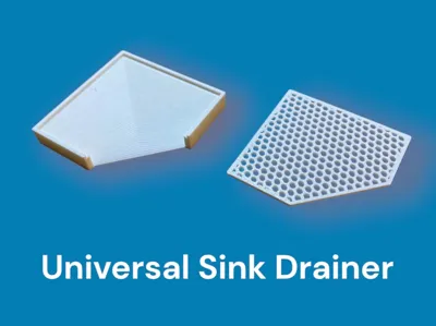 Universal Corner sink drainer