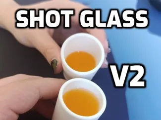 Simple shot glass for drinking V2