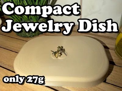 Compact Jewelry Dish (80 x 100mm)