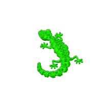 Lézard articulé à cornes enroulées — photo 2