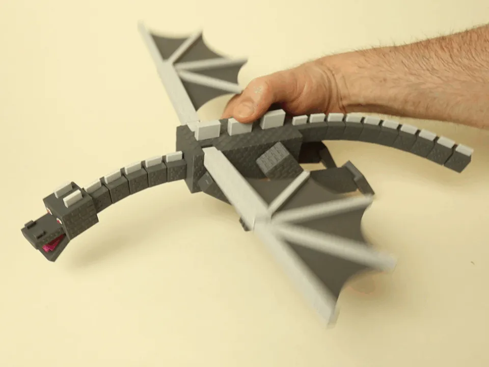 Minecraft Ender Dragon view 2