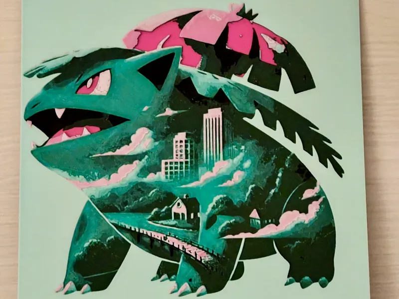 003 Venusaur - Pokemon gen1 - Hueforge