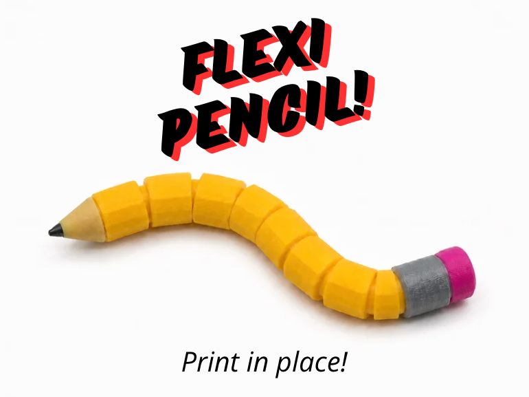Flexi Pencil! - First Day of School 3D model