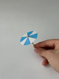 Blue umbrella