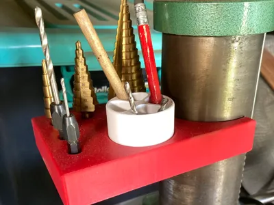 Handy Drill Press Storage