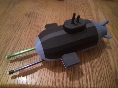 Submarine box and pencil holder