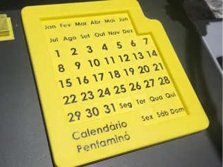 Calendário Pentaminó