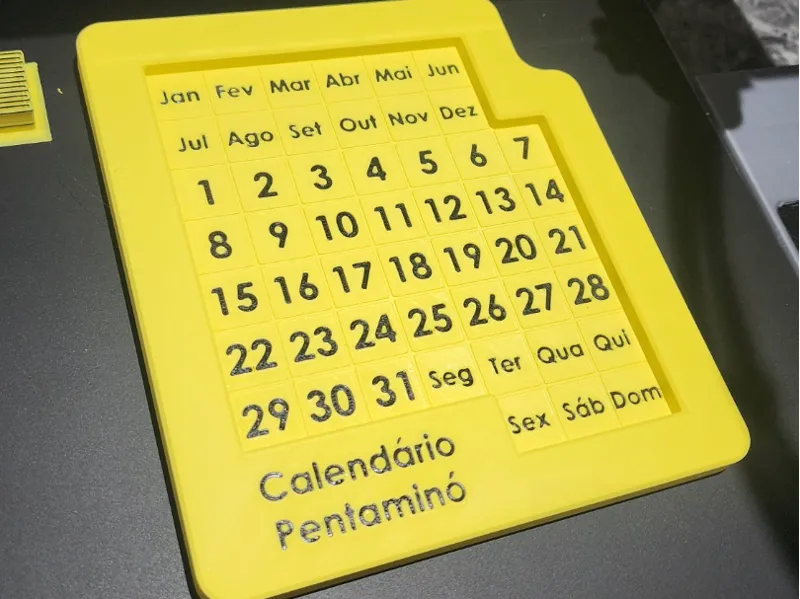 Calendário Pentaminó