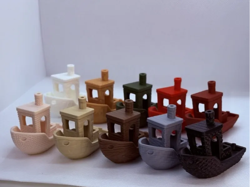 Original 3D benchy - 10-in-1 Texture patterns