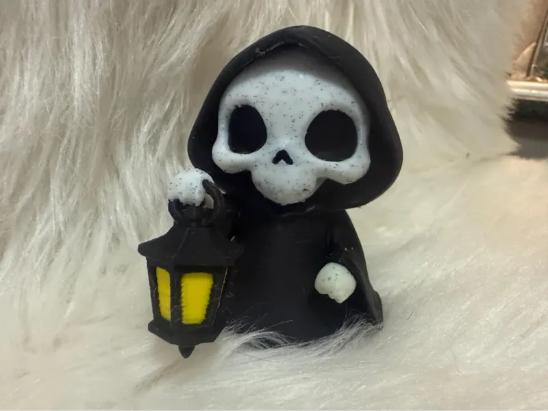 Gothic Grim Reaper with lantern