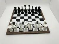 Chess and chekers pieces, 0.16mm layer, 2 walls, 15% infill