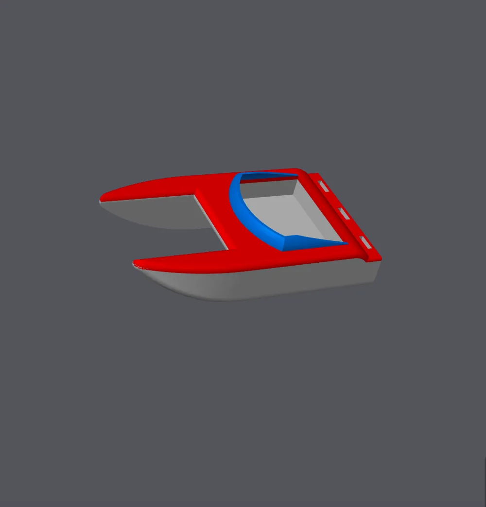 Speed Boat (3 Motors) - Free 3D Print Model - MakerWorld