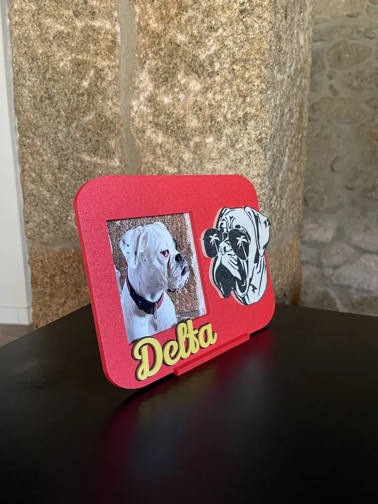Photo frame Boxer - Free 3D Print Model - MakerWorld