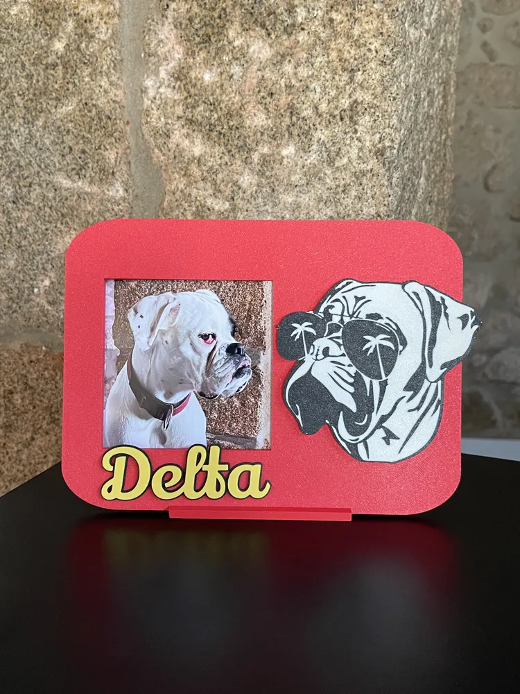 Photo frame Boxer - Free 3D Print Model - MakerWorld
