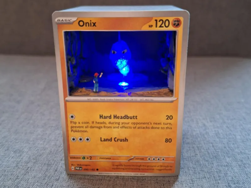 Update Pokemon card 3D diorama box 