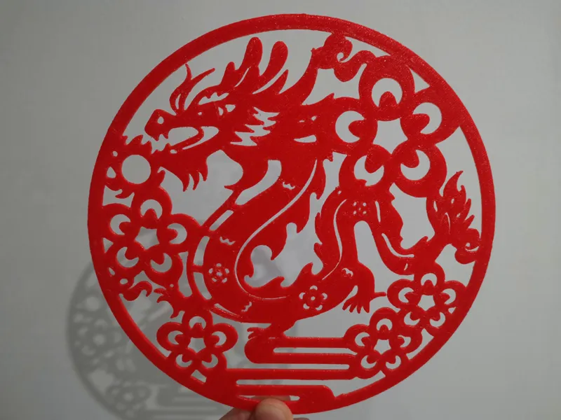 龙年窗花
