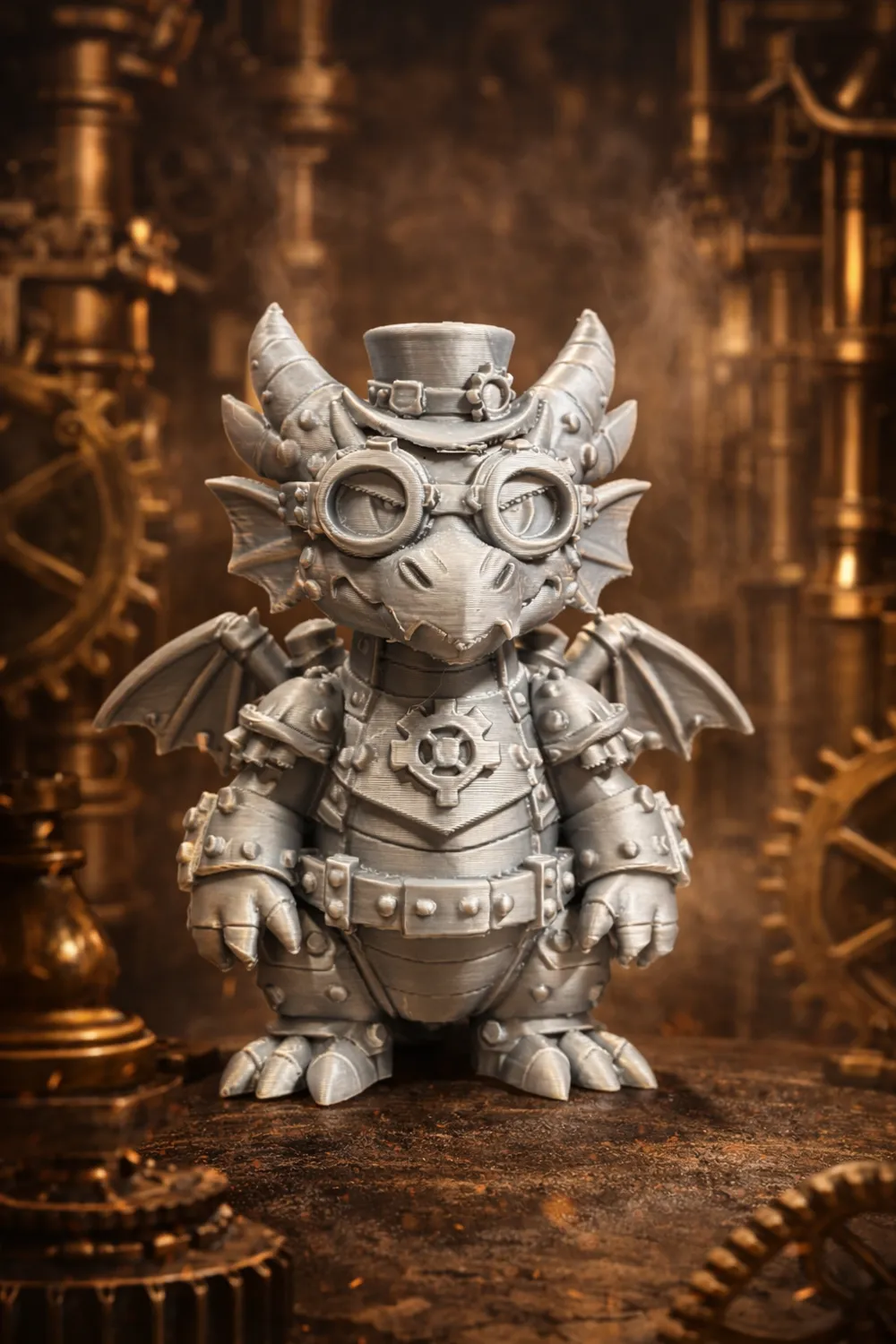 Steampunk Dragon - Free 3D Print Model - MakerWorld