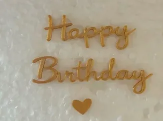 Happy Birthday  W/ Heart