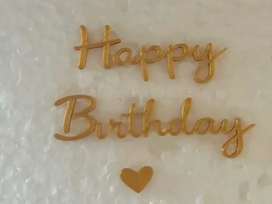 Happy Birthday  W/ Heart